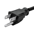 14AWG rechtwinkel-Netzkabel mit 3 Leiter PC-Stromanschluss Buchse (C13/ 5-15p) Schwarz 15 Fuß